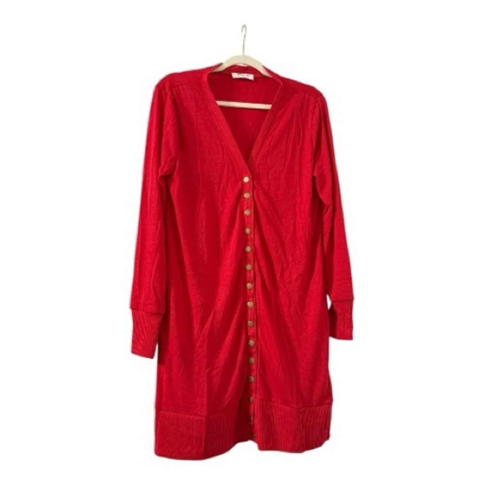 Zenana Snap-Up Longline Cardigan